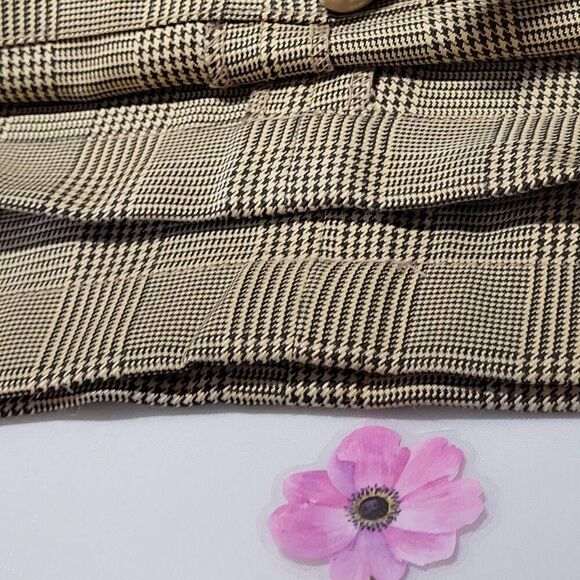 Westbound, Not Worn, Brown & Tan Houndstooth Pattern Women's Pantss, Size 12 - Picture 6 of 6